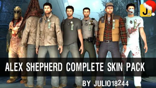 Alex Shepherd Skin Pack - Silent Hill Homecoming 