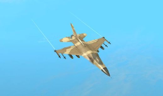 F-16 Fighter-Bomber Desert Camo