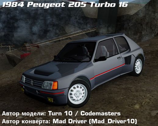 Peugeot 205 Turbo 16 1984