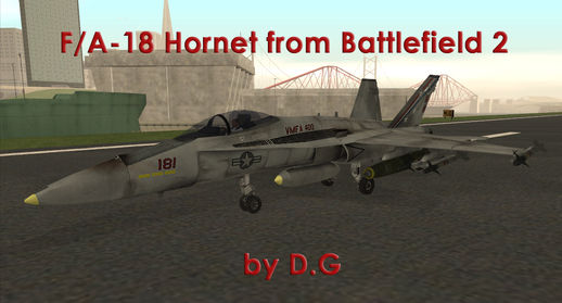 F/A-18 Hornet from Battlefield 2