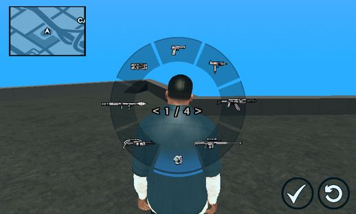 GTA V Weapon Scrolling for Android