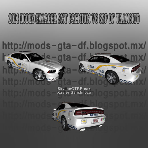 2014 Dodge Charger SXT PREMIUM V6 SSP DF TRANSITO