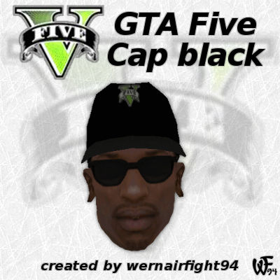 GTA Five Cap Black