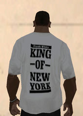 Frank White King Of New York T-shirt White