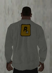 Rockstar Games Logo Sweater Gray