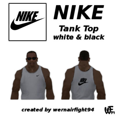 Nike Tank Top White Black