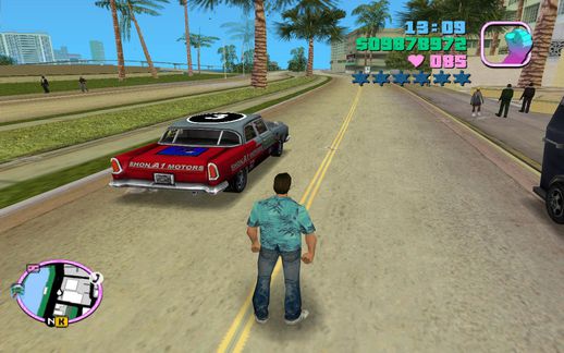 Special Cars in Vice City Traffic