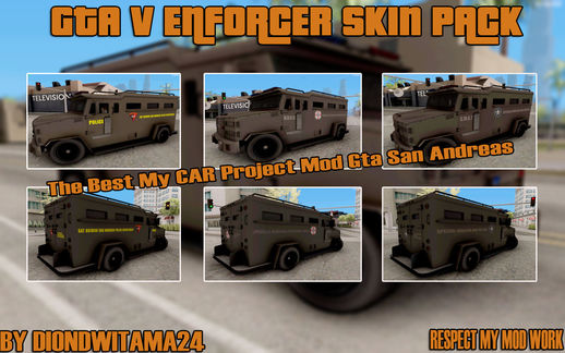 GTA V Enforcer Skin Pack