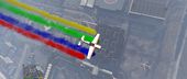Stunt Plane Smoke (4x Rainbow Colors)