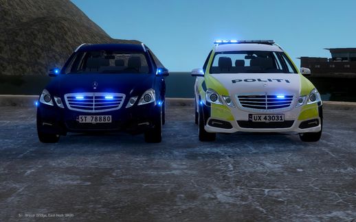 Mercedes E-Class Norwegian Police 2015 