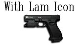 Glock:20 10MM Tactical White + Working Laser & Sound |HD|