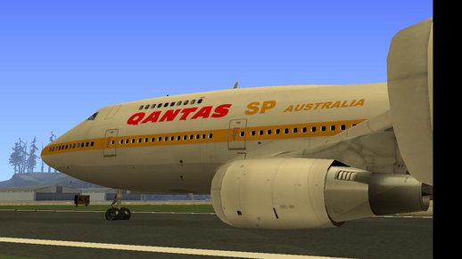 Boeing 747sp Qantas Gold