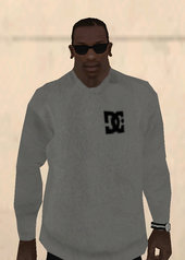 DC Sweater Gray Black