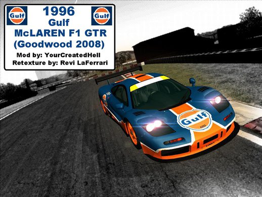 1996 Gulf McLAREN F1 GTR (GoodWood 2008)