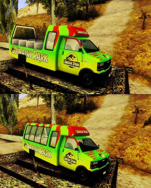 Jurassic Park Tour Bus
