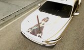 2016 Ford Mustang Shelby GT350R Kirito Itasha