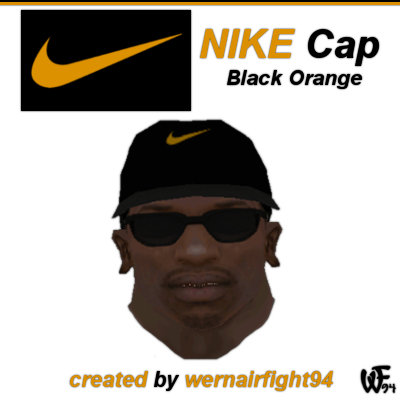 Nike Cap Black Orange