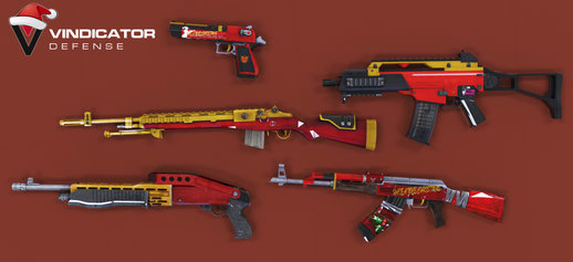 Xmas Weapon Pack by VindiCaToR