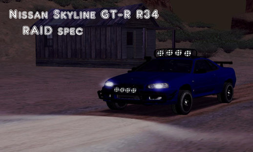 Nissan Skyline GT-R R34 RAID spec