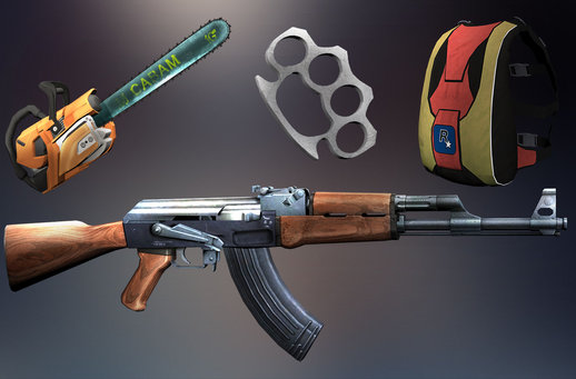 San Andreas INSANITY Weapons Items