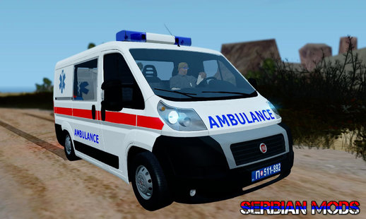Fiat Ducato Serbian Ambulance
