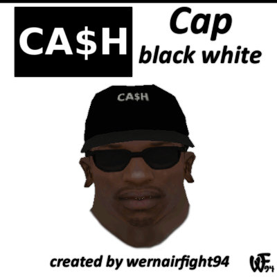 Cash Cap Black White