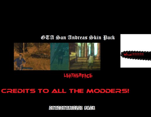 Leatherface Skin Pack