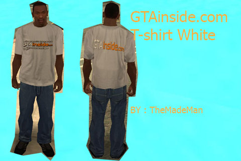 GTAinside.com White T-shirt