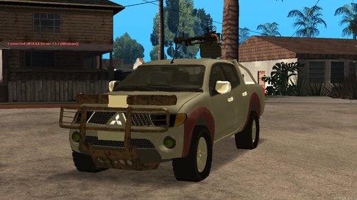 Mitsubishi Pickup Army Libyan