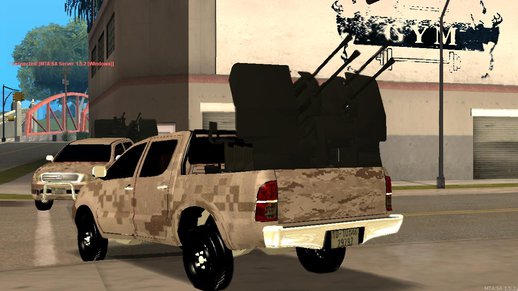 Assault vehicle Toyota HILUX 2014 ARMY LIBYAN