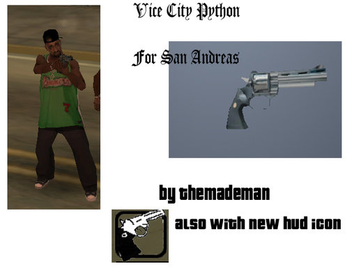 VC Python Pistol for SA