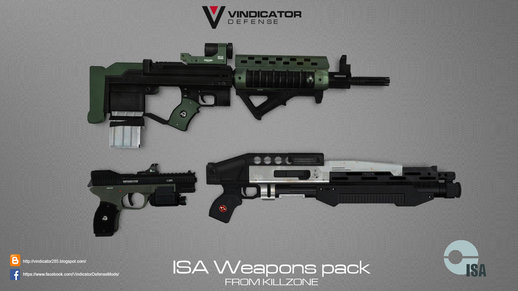 ISA Weapons pack from killzone