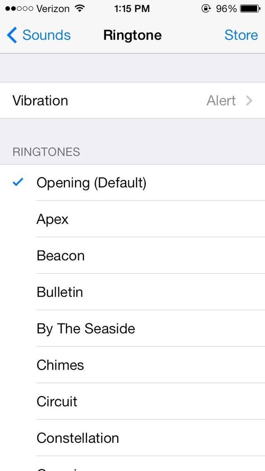 Ringtone iOS7 Opening