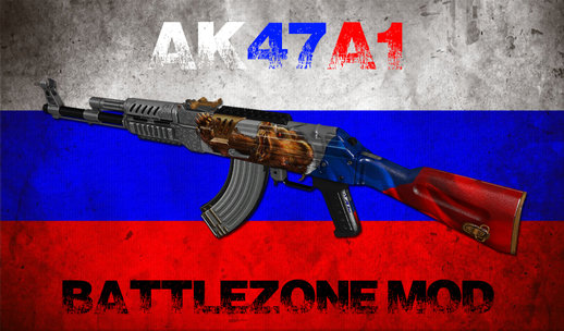 AK47A1 Russian Flag 