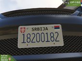 Licence Plates (Serbia) - HQ