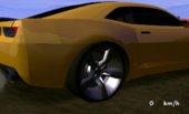 Chevrolet Camaro Bumblebee only Dff for Mobile