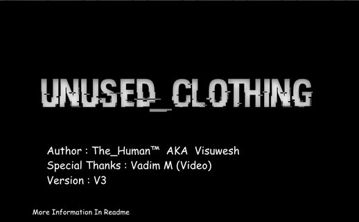 Unused Clothing V3
