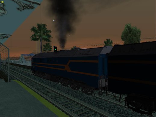 2TE121 Diesel Electric Freight Locomotive (P.N.R Blue-Orange Stripe 2012 Livery)