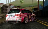 Audi S4 Avant w/ Yurippe Angel Beats Itasha