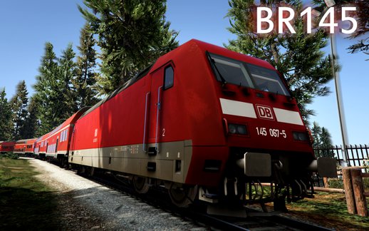 German Railcar (Bombadier Traxx DB BR 145) - Train Mod [Enterable] FINAL