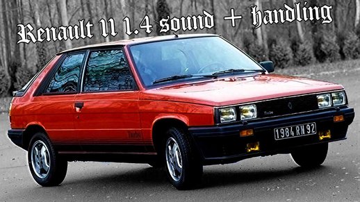 Renault 11 1.4 Sound + Handling