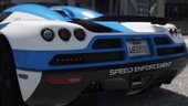 Koenigsegg CCX | Hot Pursuit Police [Add-On / Replace | Template]