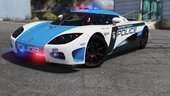 Koenigsegg CCX | Hot Pursuit Police [Add-On / Replace | Template]