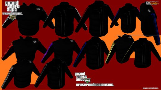 The North Face Body Warmers + Adidas Vests (All Characters)  V2.0