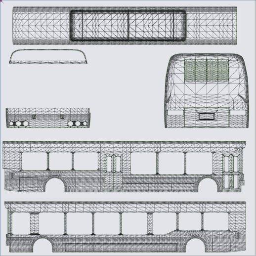 Airport Bus Template Pack