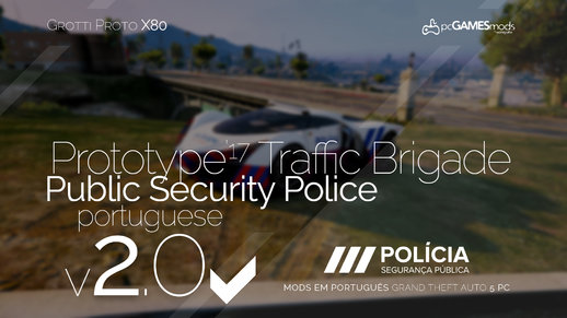 Portuguese Public Security Police Concept Grotti Proto X80 (addon) V2.0