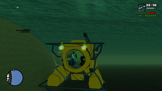 Swim In A Submarine From GTA 5 & Scuba Diving