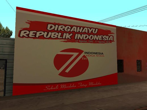 Indonesia Independence Day Wall
