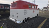 1960s Ambulance/Police Van (English-Persian) Volkswagen Transporter
