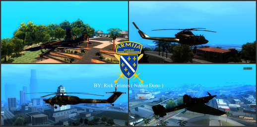 Armija BiH / Bosnian Army FULL Pack ( Armored Vehicles, Helicopters, Player Skin )